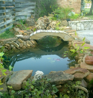 Three sloping basins, 30 feet long.